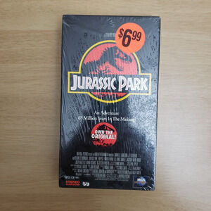 New Sealed 1993 Jurassic Park Original Spielberg MCA Universal VHS Watermark